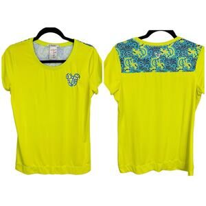 Disney Parks Ladies Performance Top tee Mickey Mosaic Icon Collection Large